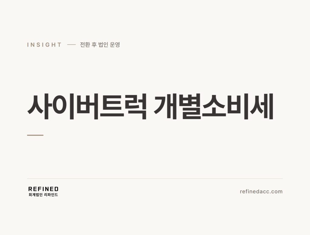 사이버트럭 개별소비세